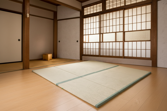 Tatami pliable en paille / Jinki Matelas