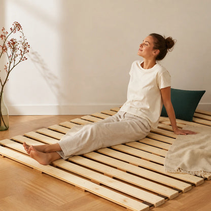 Lattes de Support de Lit en Bois | Jinki Matelas