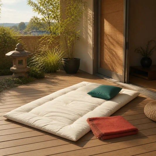 Matelas Pliable Japonais Shikai Futon — Fraîcheur & Confort Anti-Chaleur | Jinki Matelas