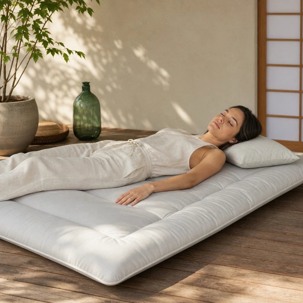 Futon Japonais Shinobu · Frais & Respirant, Spécial Été | Jinki Matelas