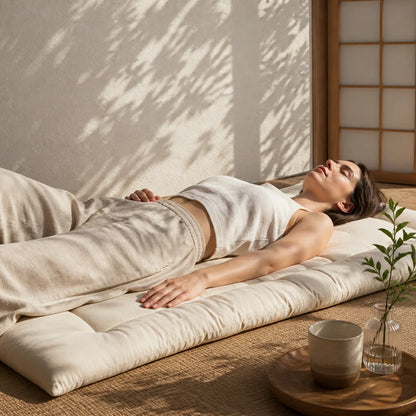Matelas Pliable Japonais Shikai Futon — Fraîcheur & Confort Anti-Chaleur | Jinki Matelas