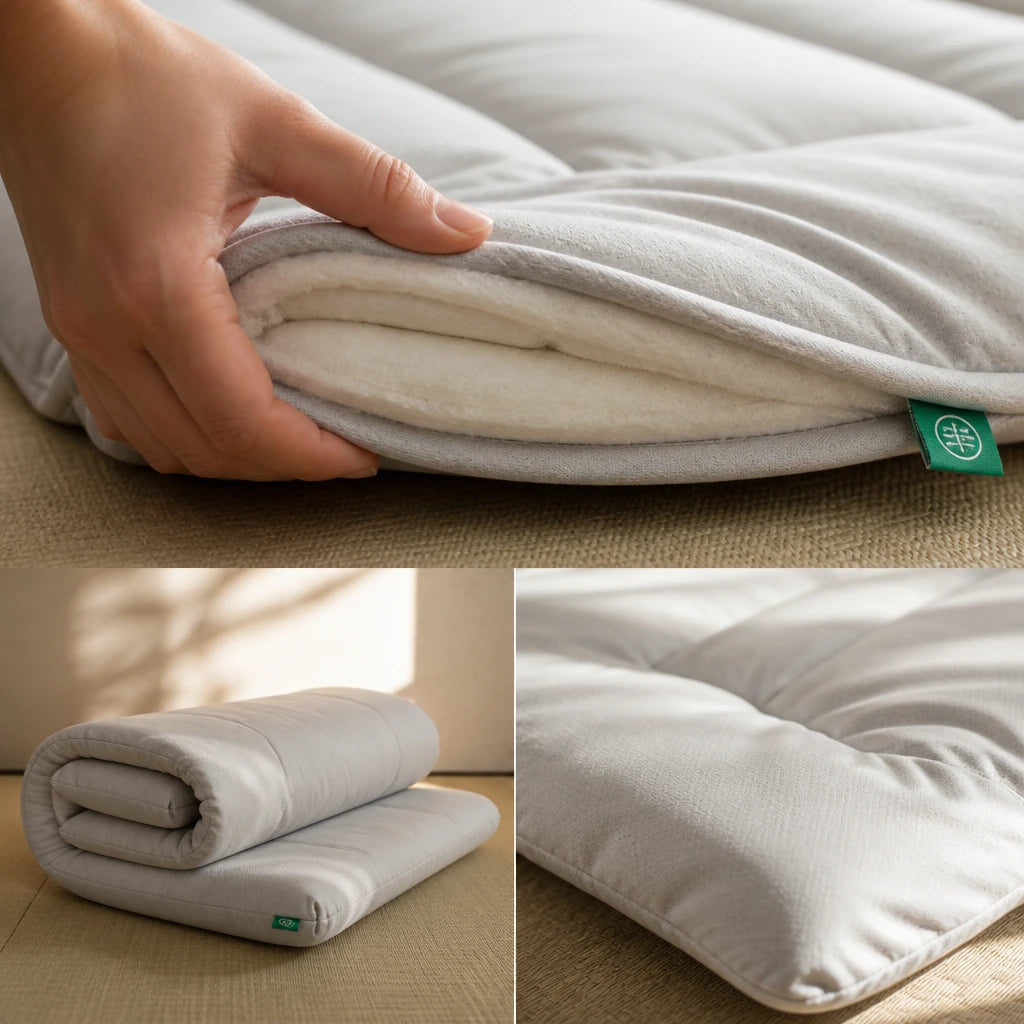 Futon Japonais Shinobu · Frais & Respirant, Spécial Été | Jinki Matelas