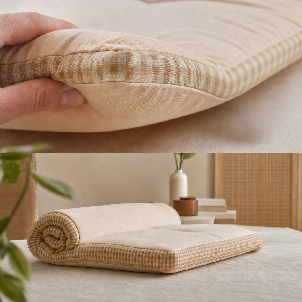 Surmatelas Futon Japonais · Frais et Respirant, Spécial Été | Jinki Matelas